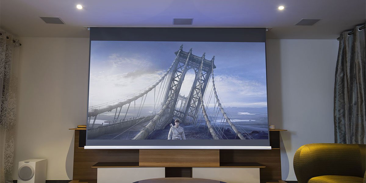 Driss's Home Cinema Installation in His Living Room